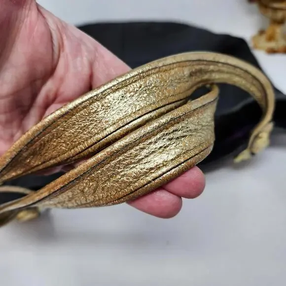 Coach Poppy Vintage Leather Bag Shoulder Bag Purse Handbag Purple Lining